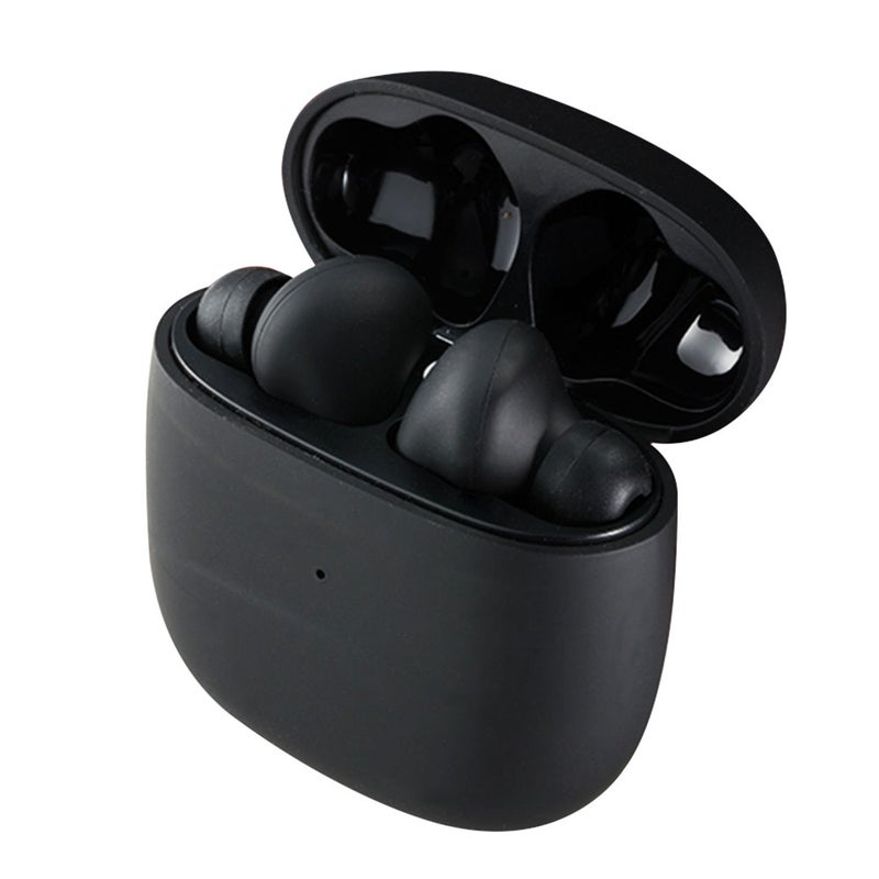 Generic - J3 TWS BT5.0 Wireless Half-in Ear Auto Pairing Touch Control Noise Reduction Earphones With Microphone Black - Image 1