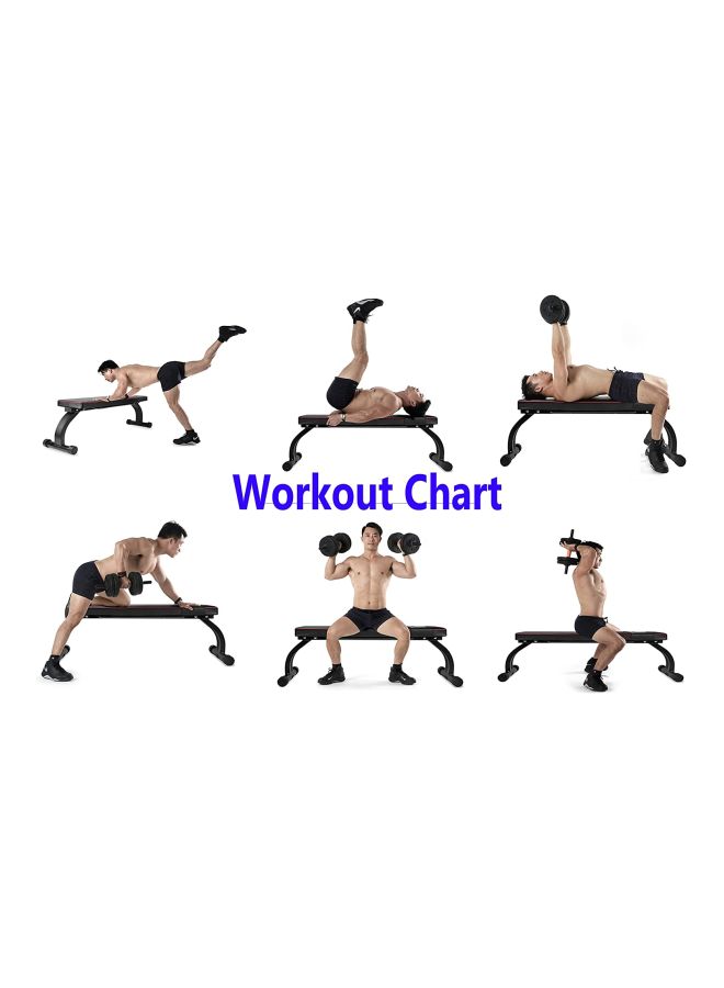 Sky Land Foldable Workout Flat Bench 140x35x43cm - Image 3