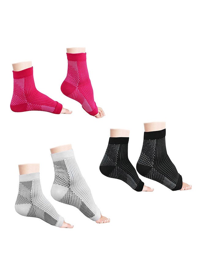 Generic Compression Foot Sleeves Socks With Arch Heel Support 14.5 x 2 x 11cm  - Image 4