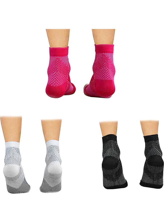 Generic Compression Foot Sleeves Socks With Arch Heel Support 14.5 x 2 x 11cm  - Image 5