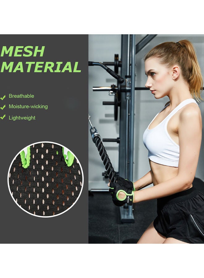 Generic Half-Finger Breathable Wearproof Non-Slip Weightlifting Fitness Gloves 15 x 5 x 8cm  - Image 2