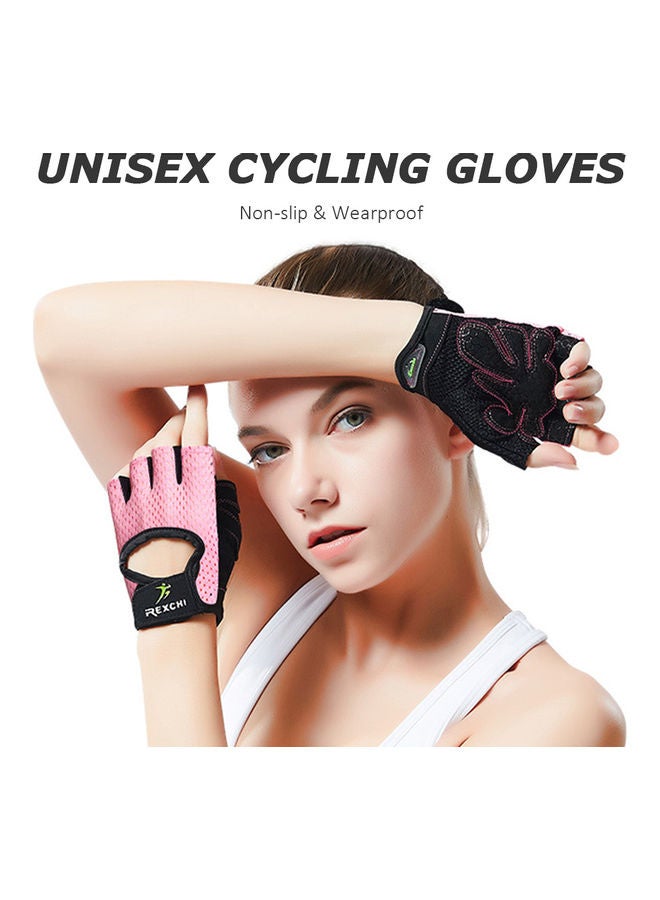 Generic Half-Finger Breathable Wearproof Non-Slip Weightlifting Fitness Gloves 15 x 5 x 8cm  - Image 4