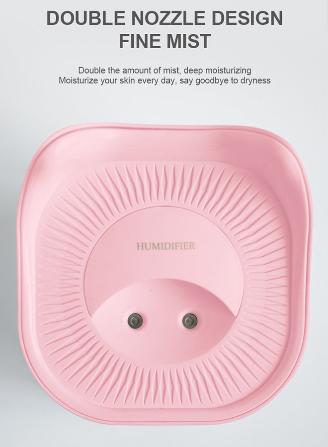 صن هوم مرطب ومنقي لمعالجة الهواء بأضواء ملونة للجو وردي - Image 3