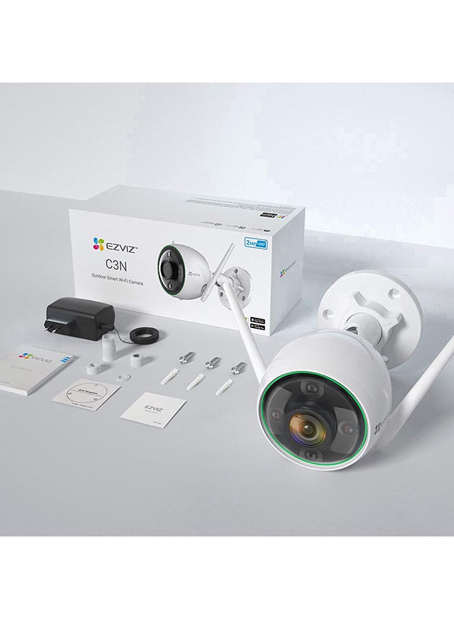 C3N-Smart AI Outdoor Security Camera HD 1080P Full Color Night Vision With Detection Activity Alert Deterrent Alarm