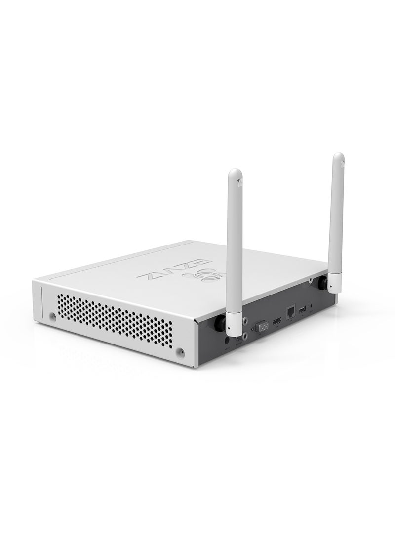 EZVIZ - X5S-4W Wireless 4 Channel NVR, Supports High-Resolution Cameras of Up to 3K Video Quality, Wi-Fi Range (2.4G) Up to 100 m, Supports ONVIF, H.265 Video Technology, HDMI/VGA Output, Supports Up to 8TB Storage | CS-X5S-R100-4W - Image 1