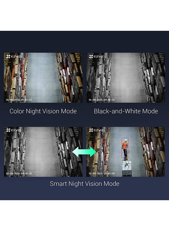 C3N-Smart AI Outdoor Security Camera HD 1080P Full Color Night Vision With Detection Activity Alert Deterrent Alarm