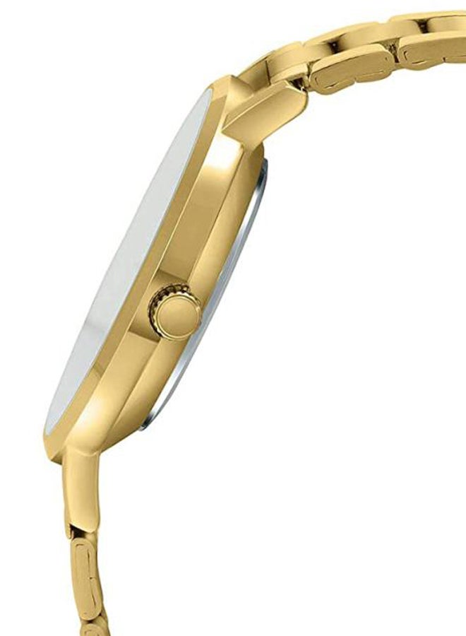 كاسيو ساعة يد بعقارب وسوار من الإستانلس ستيل طراز MT- 01G-1B2UDF - مقاس 46 مم - لون ذهبي للرجال - Image 3