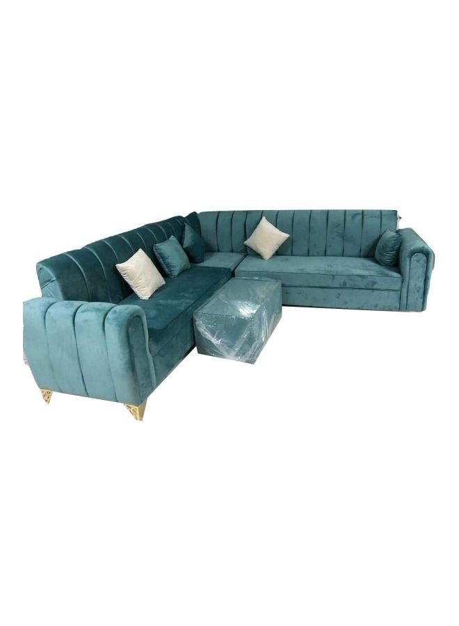 Generic - L Shape Mab Sectional Sofa Set Cyan 80x250x94cm - Image 1