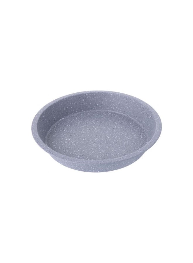 Neoflam Round Marble Cooking Tray Grey 24 x 5cm  - Image 1