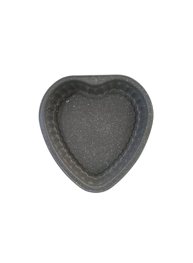 Neoflam Heart Shape Cake Tray Grey 27.5 x 26.5 x 4.5cm - Image 1