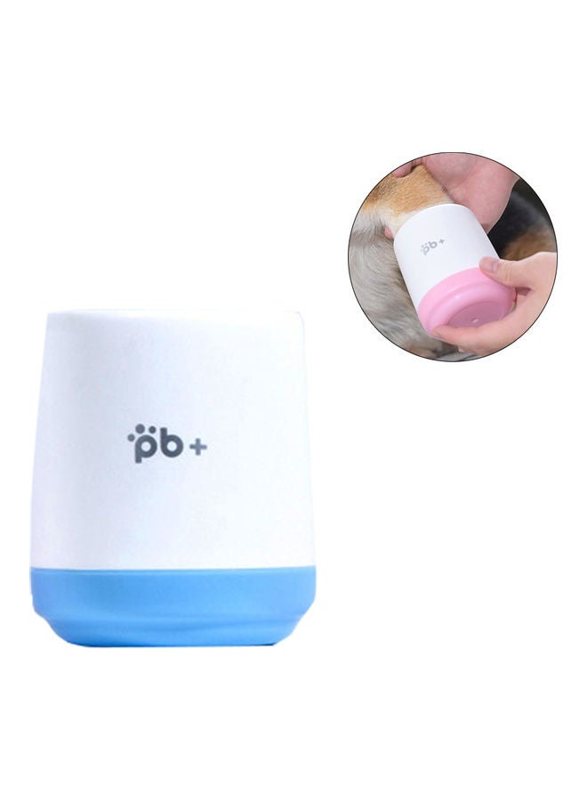 كوب لتنظيف مخلب الحيوانات الأليفة أزرق 10.50 x 9.00 x 9.00سم - Image 1