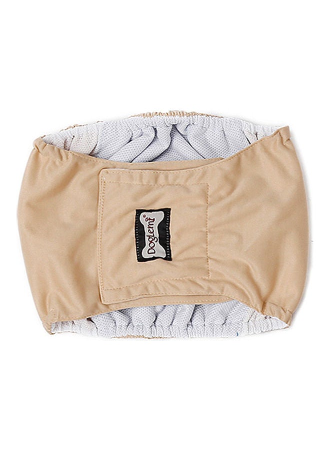 Male Dog Belly Diaper Band Beige 25.00 x 2.50 x 18.00cm - Image 3