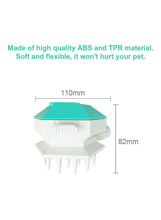 بخاخ استحمام للحيوانات الأليفة مع فرشاة أزرق 11.30 x 8.50 x 10.00سم - Image 4