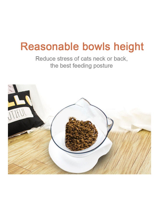 سلطانية طعام وماء للحيوانات الأليفة شفاف 15.00 x 13.5 x 15.00سم - Image 2