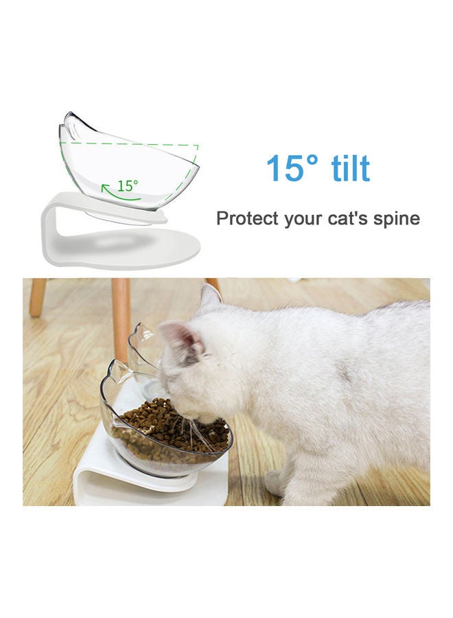 سلطانية طعام وماء للحيوانات الأليفة شفاف 15.00 x 13.5 x 15.00سم - Image 5