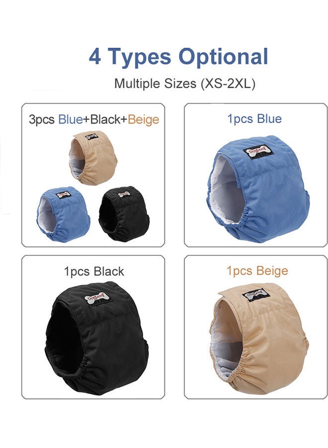 Male Dog Belly Diaper Band Black 25.00 x 5.00 x 18.00cm - Image 4