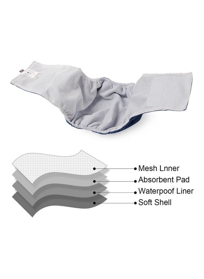 Male Dog Belly Diaper Band Black 25.00 x 5.00 x 18.00cm - Image 5