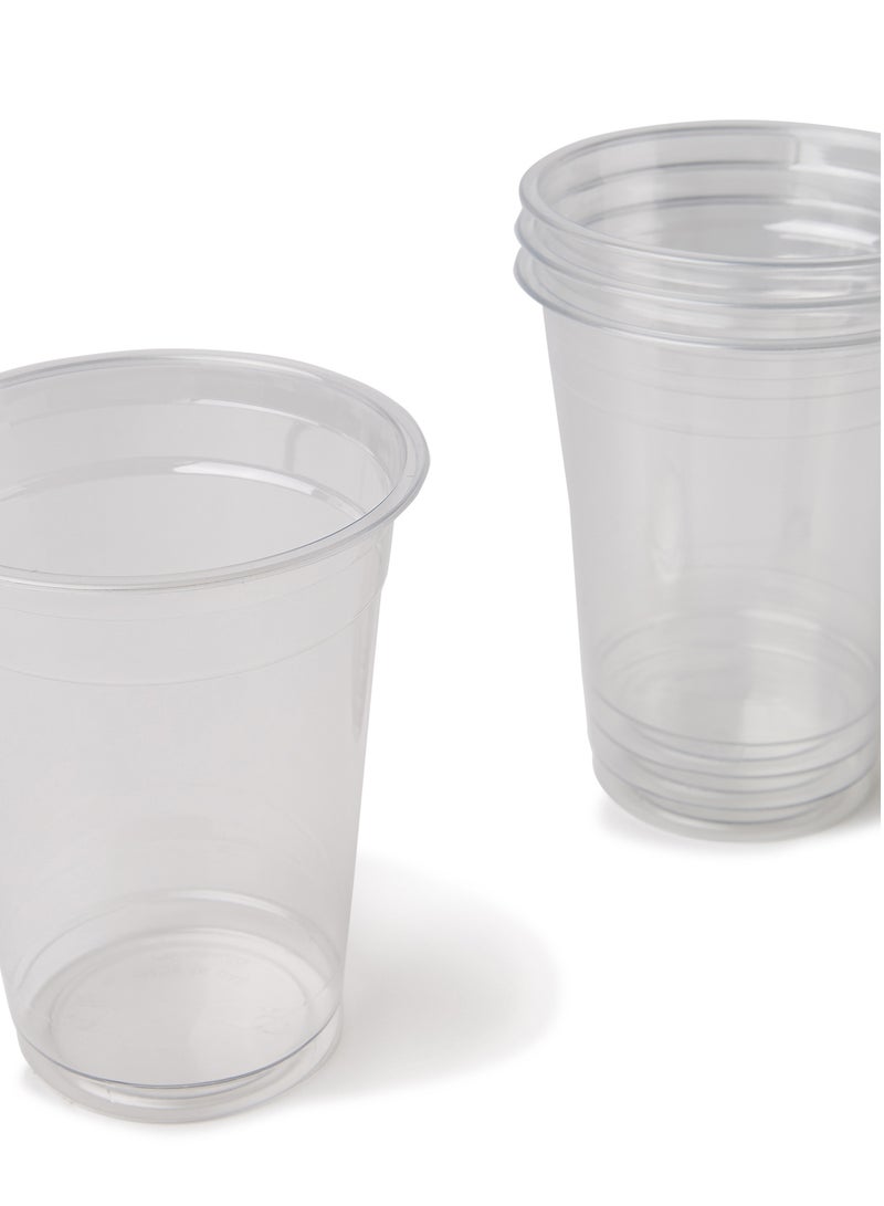 SNH 50-Piece Disposable Juice Cup Clear - Image 3