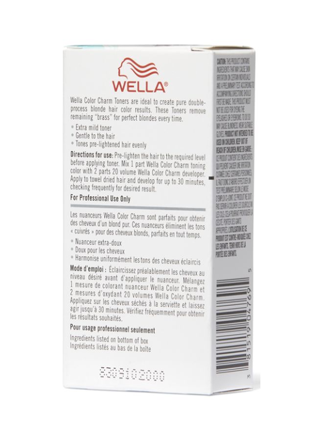 WELLA - Colorcharm Permanent Liquid Hair Toner T10 Pale Blonde 42ml - Image 1