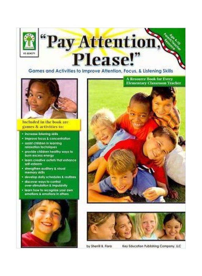 "Pay Attention, Please!," Ages 4 - 11 paperback english - 01032018 