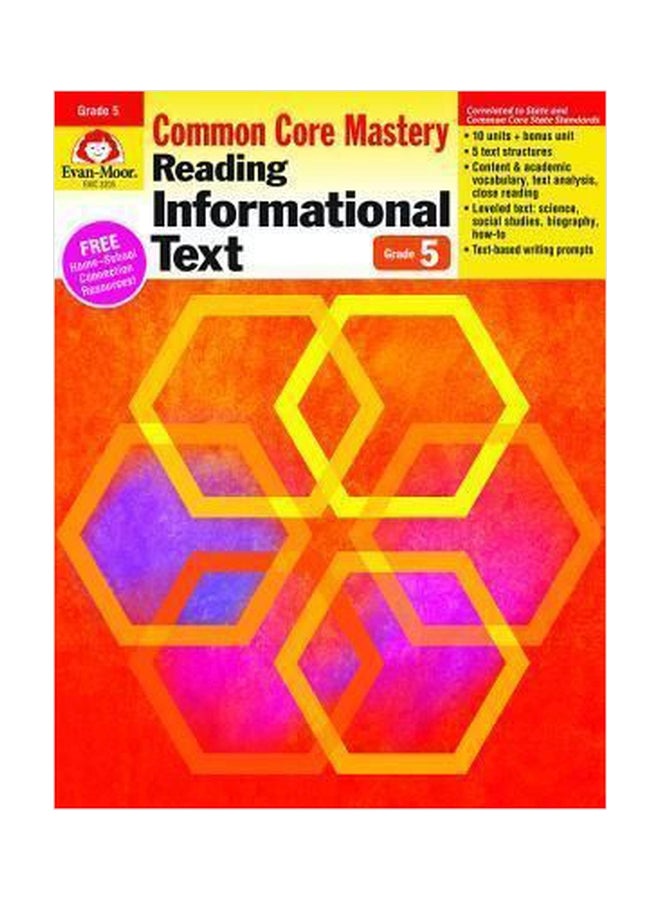 Reading Informational Text, Grade 5 Paperback English by Evan-Moor Educational Publishers - 01032018 