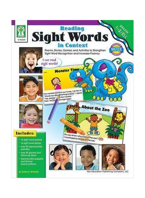 Reading Sight Words In Context, Grades 1 - 2 : Poems, Stories, Games, And Activities To Strengthen Sight Word Recognition And Increase Fluency Paperback English by Sherrill B Flora - 01032018