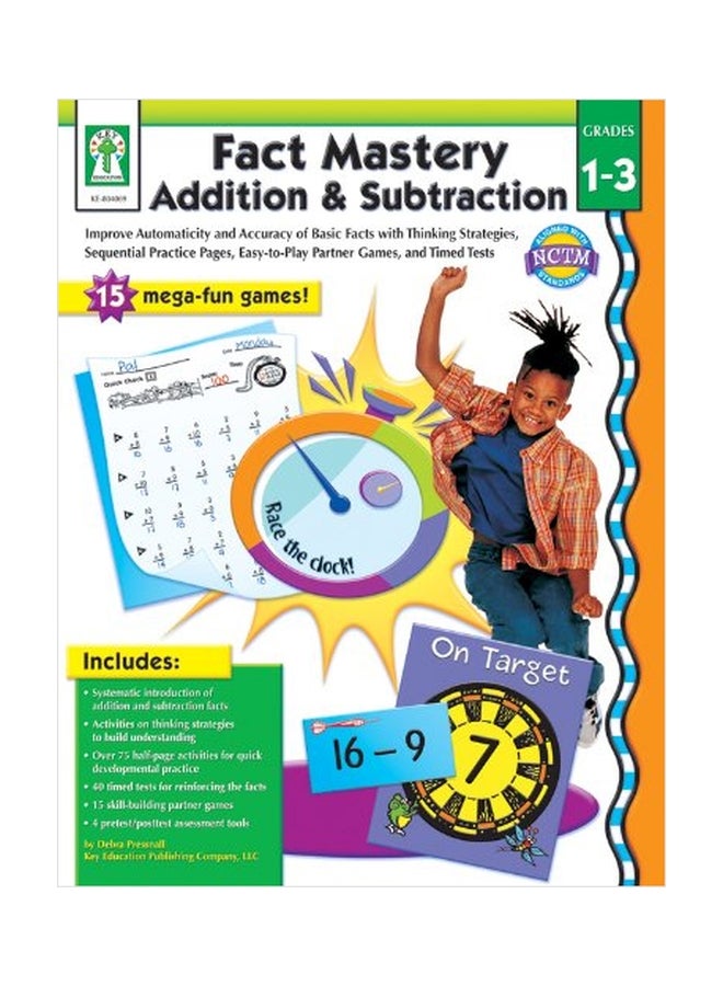 Fact Mastery: Addition And Subtraction, Grades 1 - 3 Paperback English by Karen Seberg - 01032018
