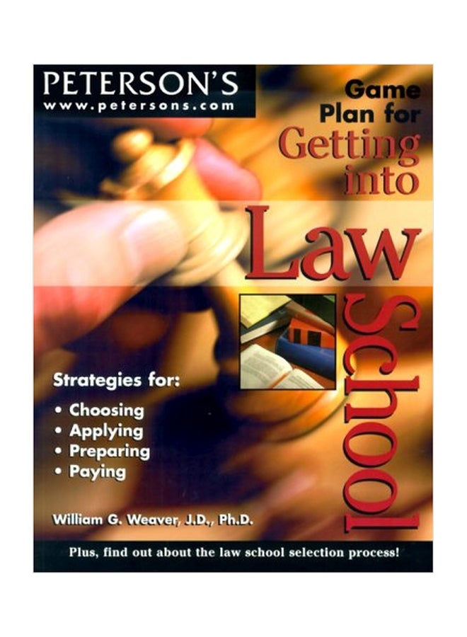 Game Plan for Getting into Law School paperback english - 01032018 