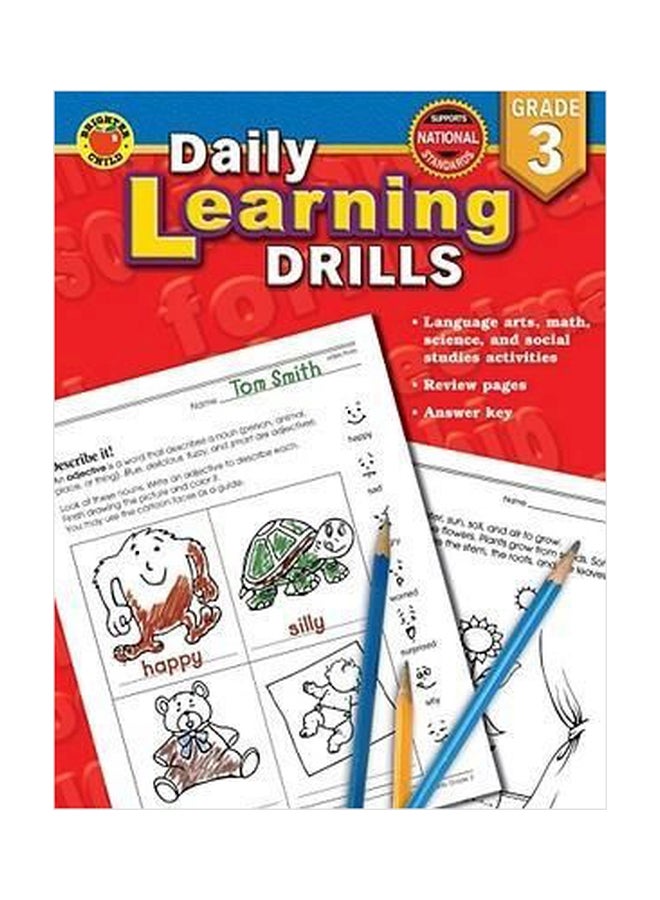 Daily Learning Drills, Grade 3 Paperback English by Brighter Child - 01032018