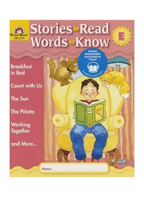 Stories to Read - Words to Know, Book E Paperback English by Evan Moor - 01032018