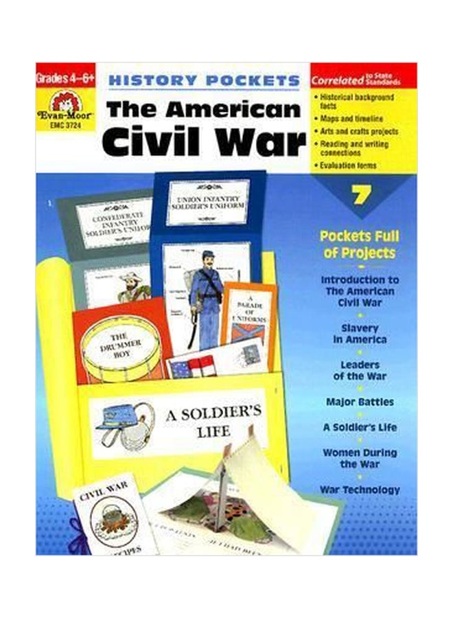 American Civil War Paperback English by Evan-Moor Educational Publishers - 01032018