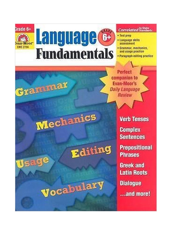 Language Fundamentals, Grade 6 Paperback English by Evan-Moor Educational Publishers - 01032018 