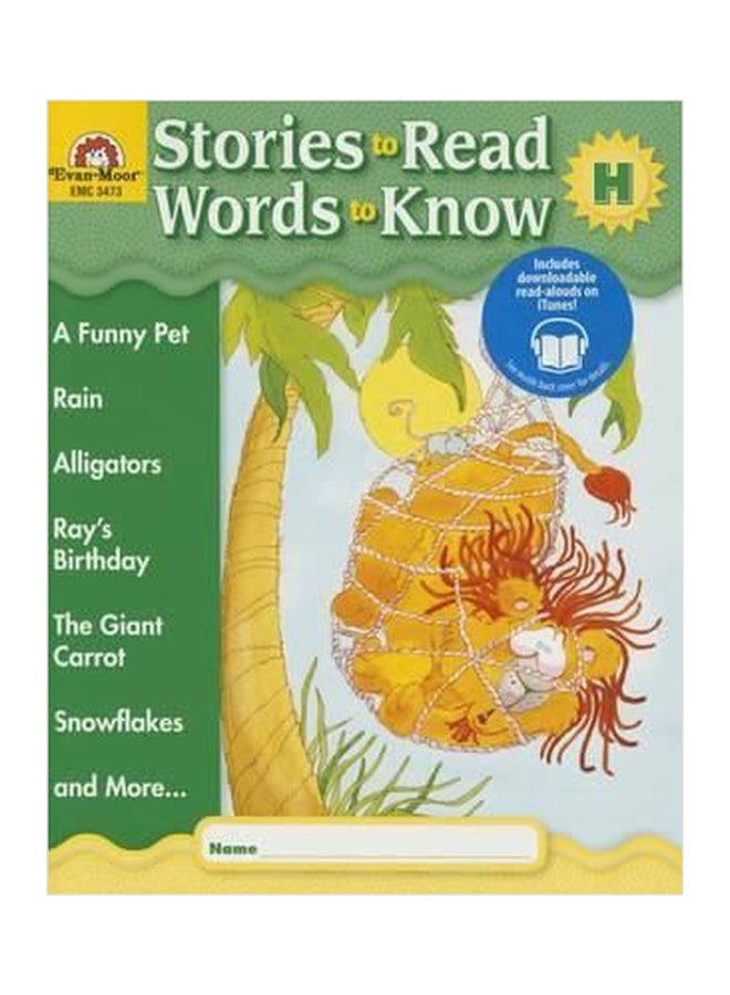 Stories to Read - Words to Know, Book H Paperback English by Evan Moor - 01032018 