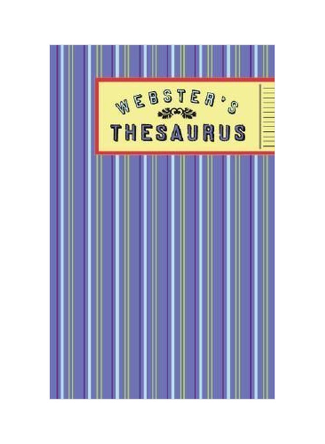Webster's Thesaurus paperback english - 01032018 