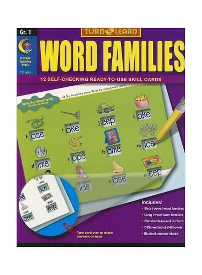 Word Families  Grade 1 Paperback English by Jennifer Geck Taylor - 01032018 