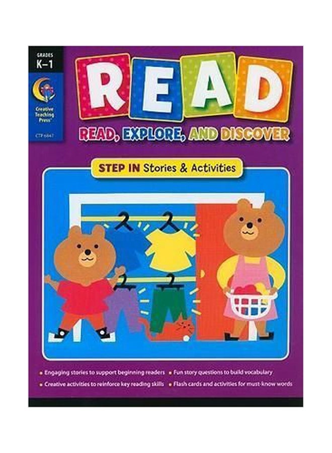 Read, Explore, and Discover, Grades K-1   Step in Stories & Activities paperback english - 01032018