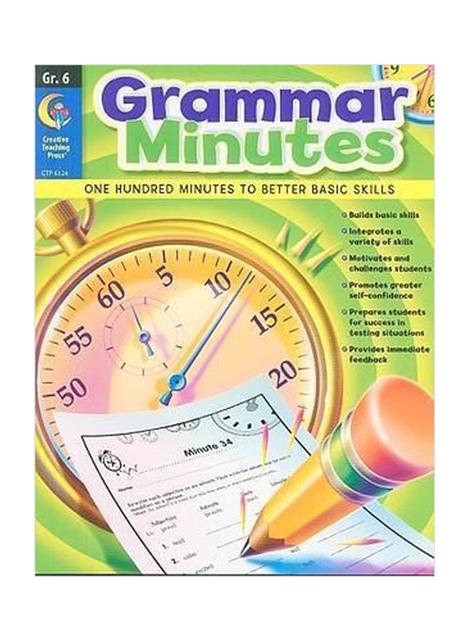 Grammar Minutes, Grade 6 Paperback English by Collene Dobelmann - 1032018