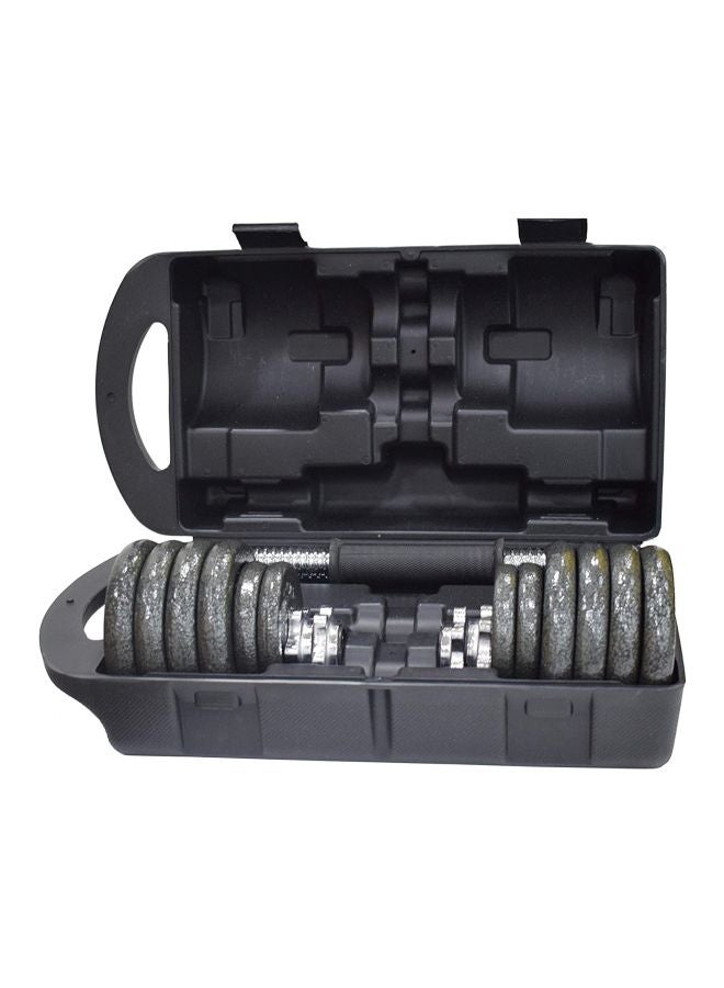 Sky Land 19-Piece Cast Iron Dumbell Set 15kg - Image 2