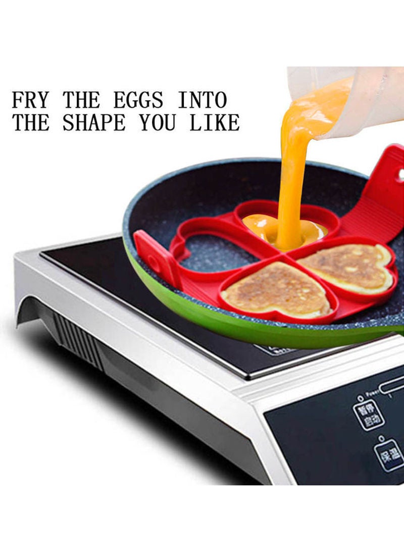 Generic - Fried Eggs Mold Non Stick Cooking Tool Red 34x1.5x16cm - Image 1