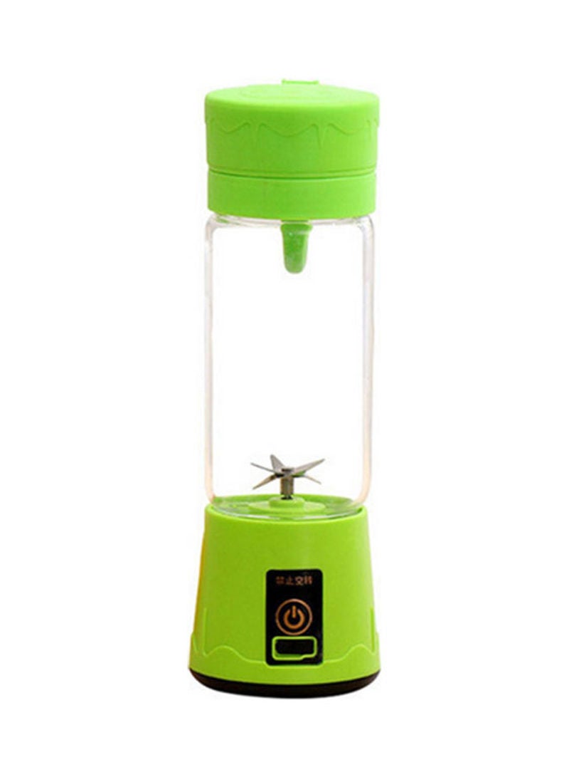 Portable USB Handheld Rechargeable Juicer Cup Blender With 6-Blades 0 L H34209GR-KM Green - Image 1
