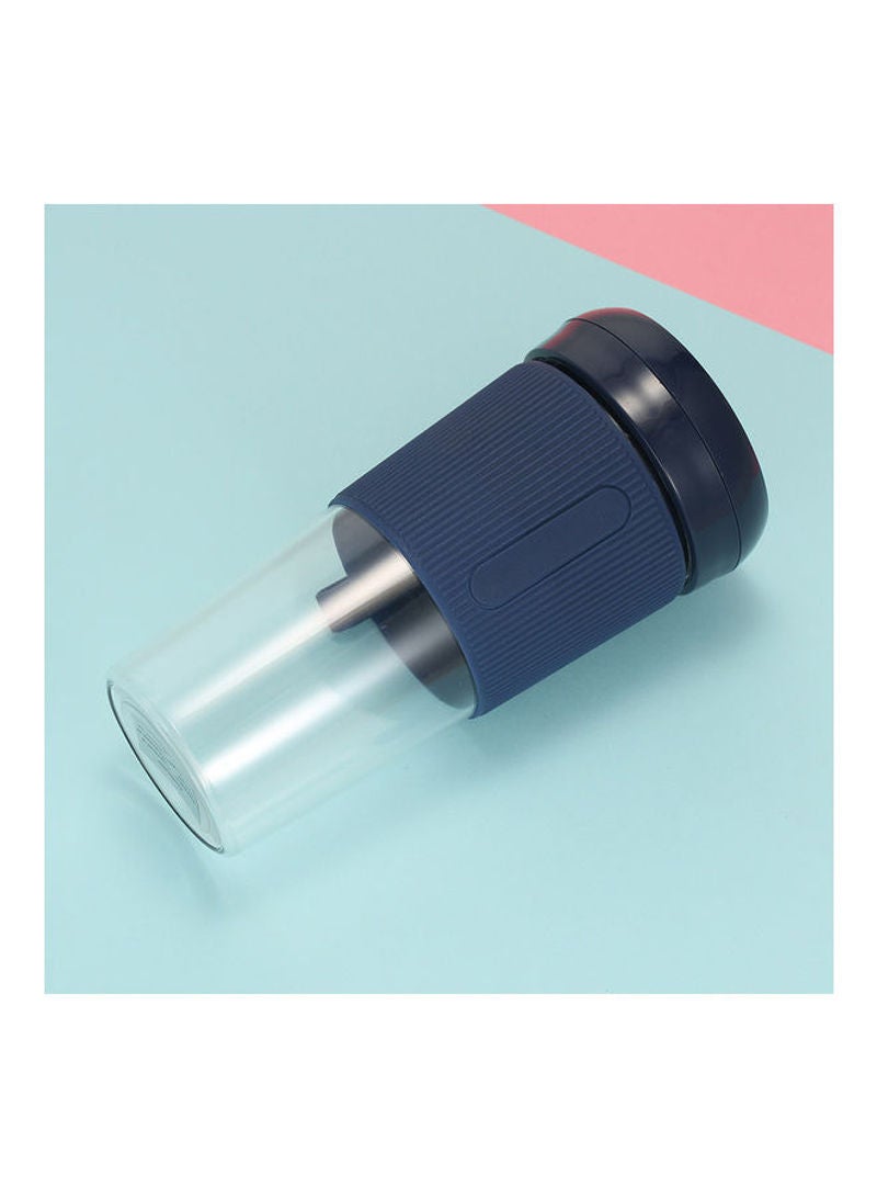 Mini Portable Electric USB Rechargeable Juicer Blender Machine 0 L H35041BL-KM Blue