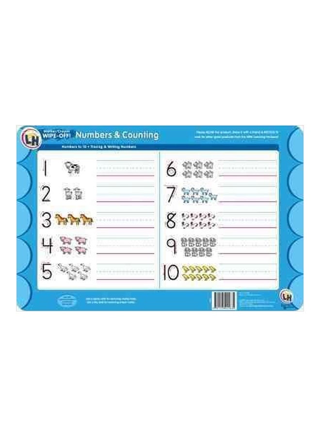Numbers & Counting Wipe Off Activity Mat paperback english - 1/3/2018 
