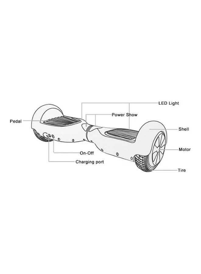 Cool Baby Self Balance Electric Hoverboard Multicolour 7inch - Image 4