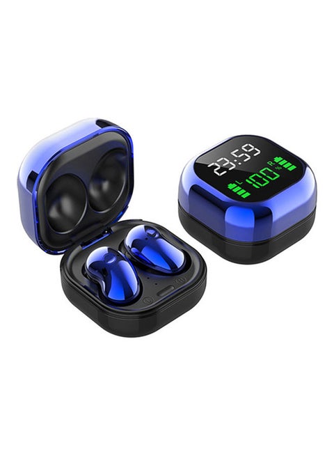 S6 Plus TWS BT True Wireless In-Ear Headphones With LED Display Blue
