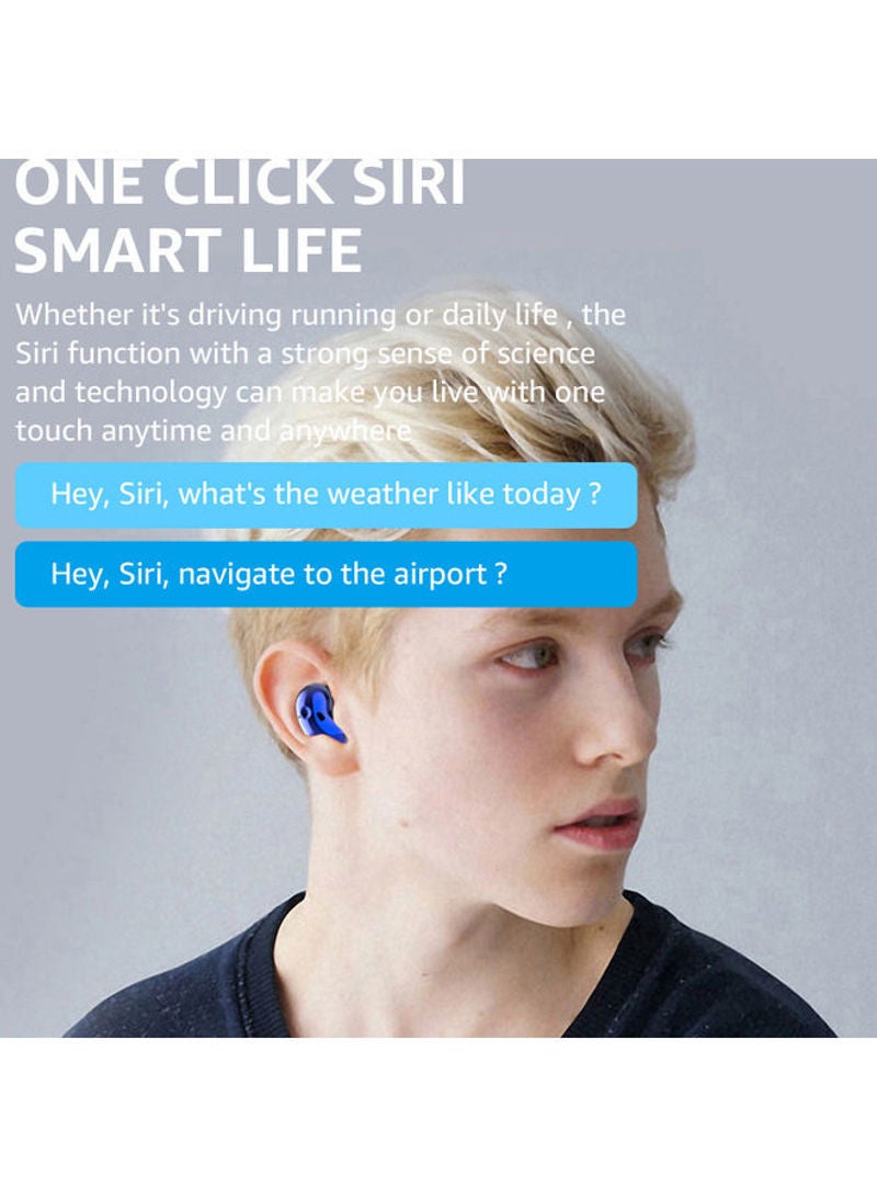 Generic - S6 Plus TWS BT True Wireless In-Ear Headphones With LED Display Purple - Image 1