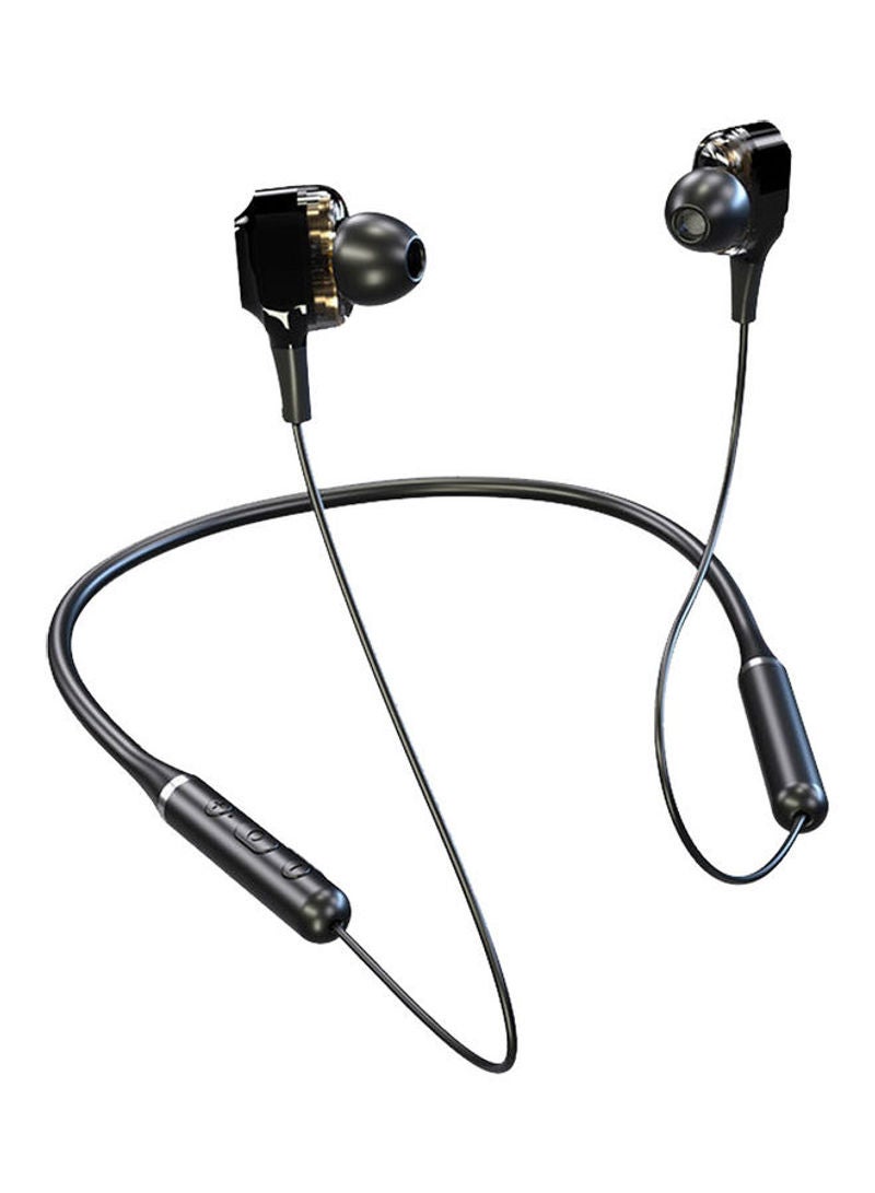 Lenovo LP40 BT Wired In-Ear Headphones With Loop Neck Sling Black - Image 1