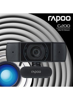 Rapoo C200 720p WebCam Black  - Image 3