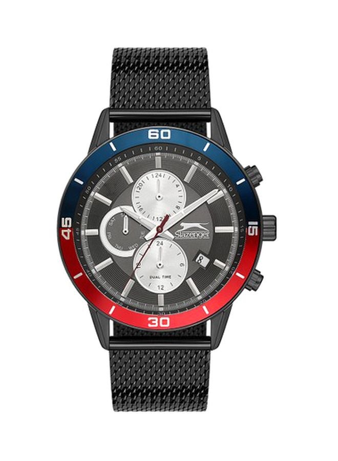 Men's Stainless Steel Chronograph Watch Sl.9.6199.2.02 - 45 mm - Gun