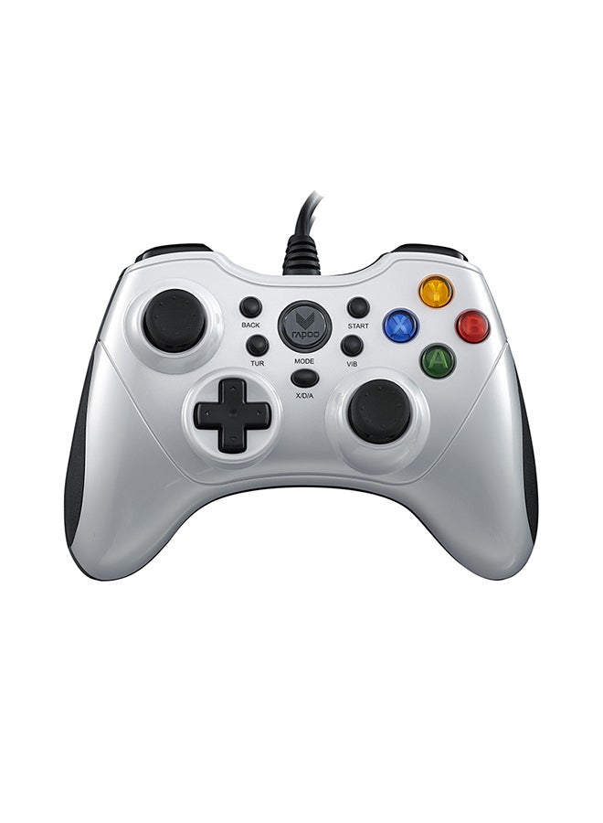 Rapoo V600 Electric Vibration Wired Gamepad  - Image 1