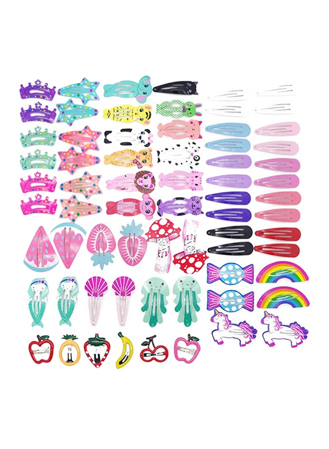 68-Piece Animal Pattern Hair Clips Multicolour - v1607513147/N40226335A_1